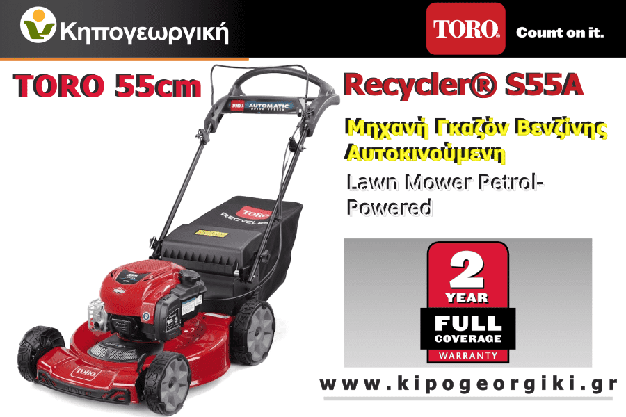 TORO Recycler® S55A 55cm B&S 675 EXI 163cc